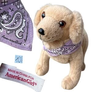 American Girl Kailey's Dog Sandy the Dog 2003 Posable Plush Toy